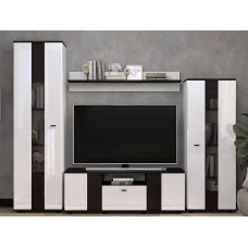 TV wall for the living room Mars 2450x430x1950 mm